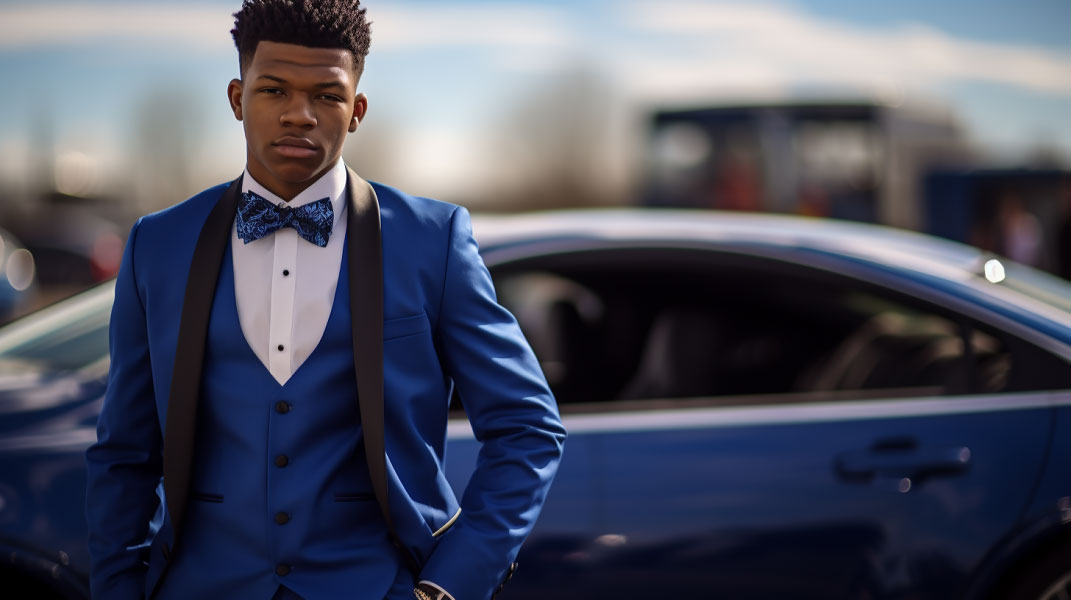 The Best Blue Prom Suits and Tuxedos for 2024