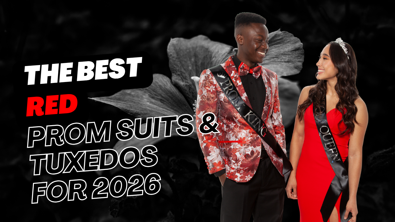 The Best Red Prom Suits and Tuxedos for 2026