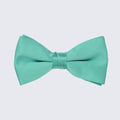 Tiffany Blue Bow Tie Mens Satin Pre-Tied