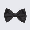 Big Bow Tie Black XL Double Dimple 3 Inch Big Tall