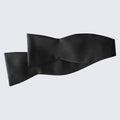 Men's Satin Black Self-Tie Bow Tie