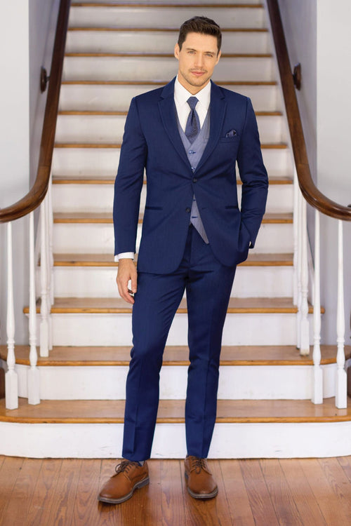Blue Performance Wedding Suit by Michael Kors