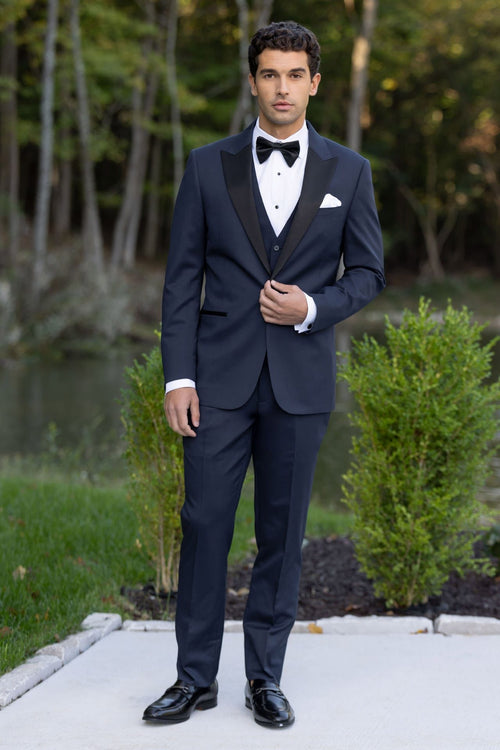 Navy Performance Stretch Tuxedo by Michael Kors