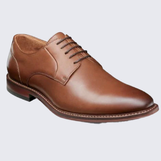 Chocolate Plain Toe Oxford Shoe By Stacy Adams