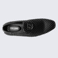 Black Spiked Slip On Shoe By Stacy Adams