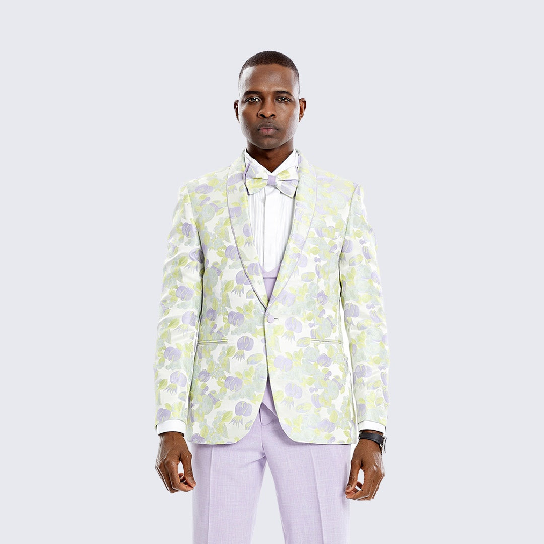Mens Lavender Tuxedo