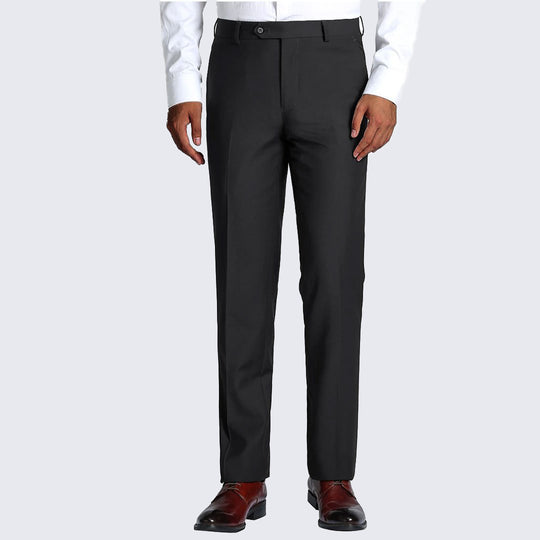 Mens Black Dress Pants Slim Fit
