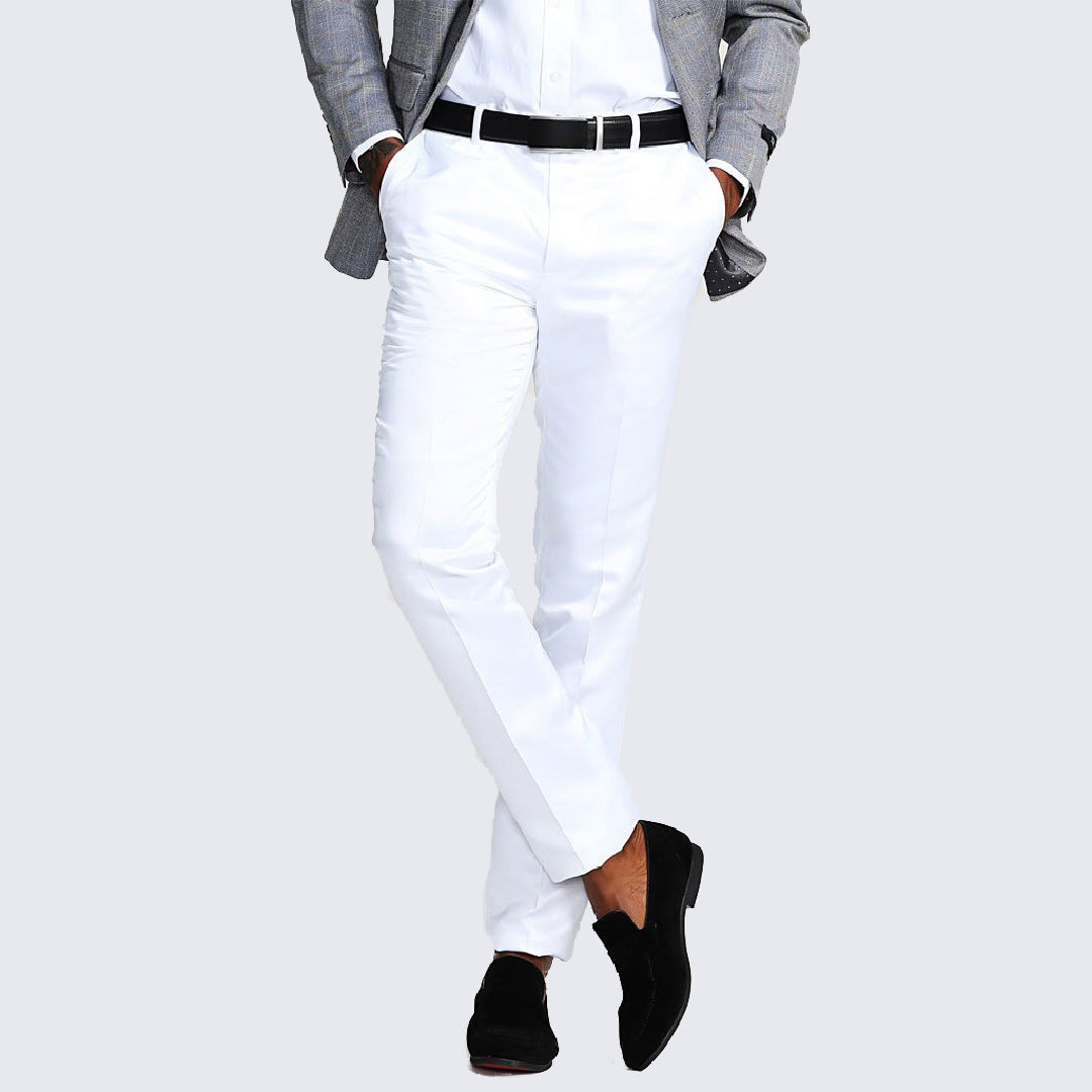 Performance Dress Shirt in White - TAILORED ATHLETE - USA