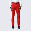 Men's Red Stage Party Pants Trousers Slacks Red / Dress Size Pants : 44 Men's Red Stage Party Pants Trousers Slacks Red / Dress Size Pants : 44