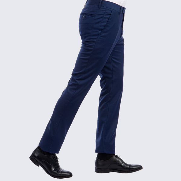 indigo blue dress pants INDIGO PLEATED DRESS PANTS REGULAR FIT SUPER 150'S ITALIAN WOOL FABRIC :: MEN'S DRESS PANTS :: ITALSUIT