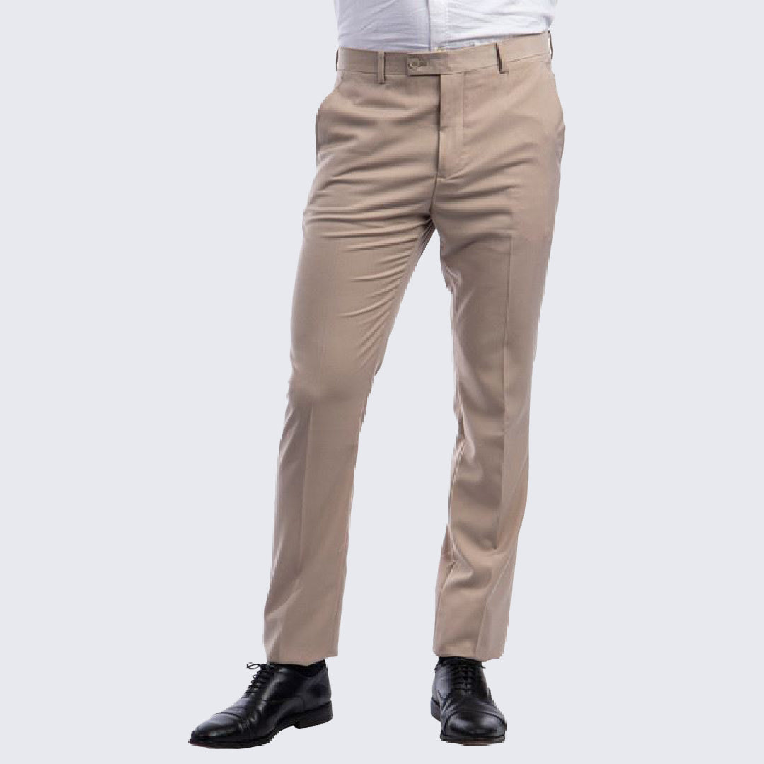 Mens Medium Tan Dress Pants Skinny Fit – Perfect Tux