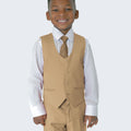 Boy's Mid Tan Slim Fit Suit by Stacy Adams for Kids Teen Children - Wedding