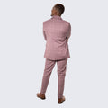 Lilac Glen Check Hybrid Fit Suit by Stacy Adams - Wedding - Prom