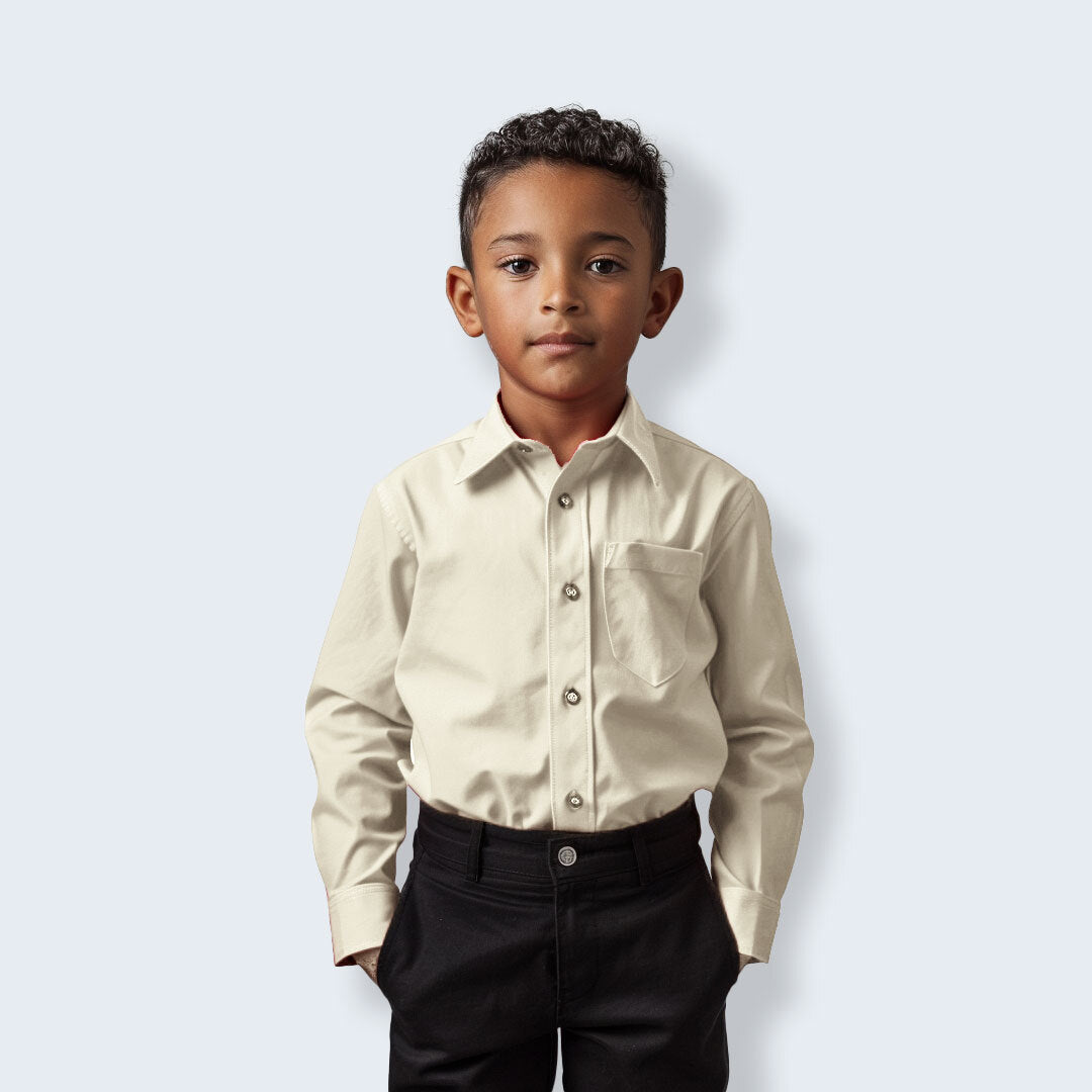 Dress Shirt For Boy In Cotton Stuff