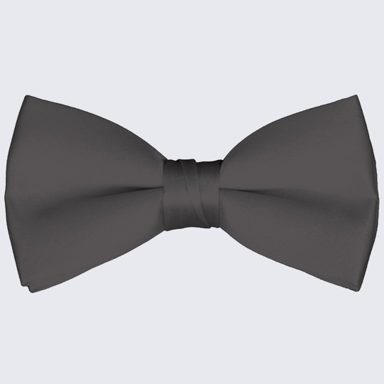 Boys Charcoal Bow Tie  for Kids Teen Children - Wedding