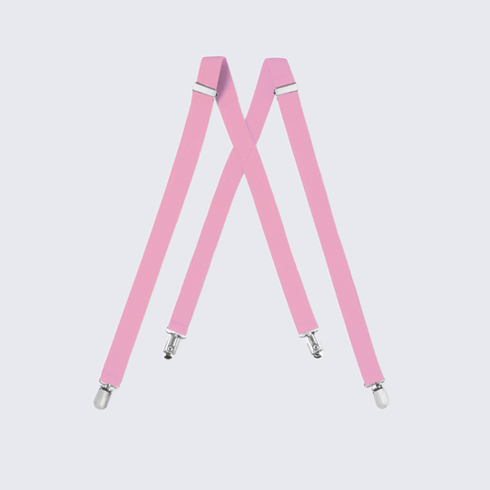 Dusty Rose Suspenders  for Kids Teen Children - Wedding