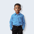 Boys Light Blue Dress Shirt Slim Fit, 16 Boys Light Blue Dress Shirt Slim Fit, 16