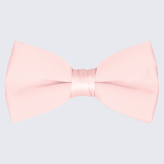 Boys Light Pink Bow Tie  for Kids Teen Children - Wedding