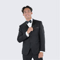 Black Tuxedo Slim Fit with Notch Lapel- Separates - Wedding - Prom