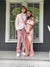 guy wearing a pink prom tuxedos