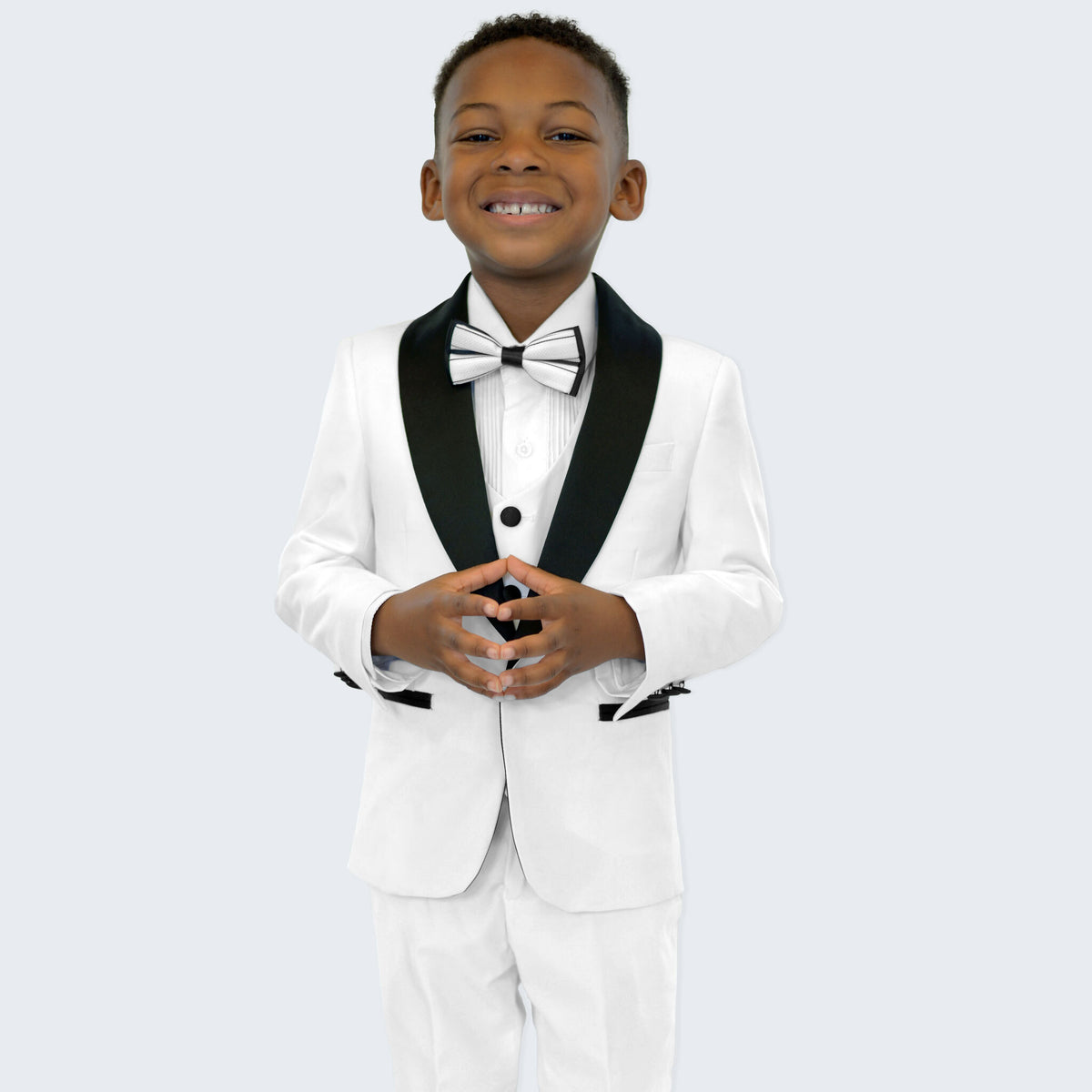 Beau Boys Tuxedo Set- White