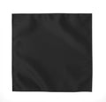 Black Pocket Square Satin Handkerchief