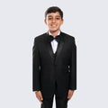 Boys Tuxedo Black 5 -Piece Set for Kids Teen Children - Wedding