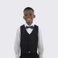 Blue Paisley Boys 5pc Tuxedo Set for Kids Teen Children - Wedding