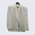 Men's Ivory Wool Blend Dinner Jacket - (Jacket Only)