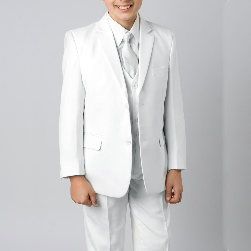 boys white blazer