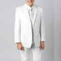 Boys Husky Suit White 5-Piece Set