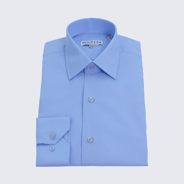 Men's Powder Blue Contemporary Fit Dress Shirt Perfect Tux Men's Powder Blue Contemporary Fit Dress Shirt Perfect Tux
