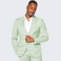 Mint Green Two Piece Sage Green Groomsmen Suit For Men Handsome Tuxedo With  Jacket And Pants From Penomise, $71.61