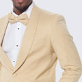 Dijon Mustard Skinny Fit Suit Three Piece Set - Wedding - Prom