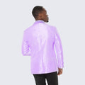 Lavender Paisley Tuxedo Jacket Slim Fit