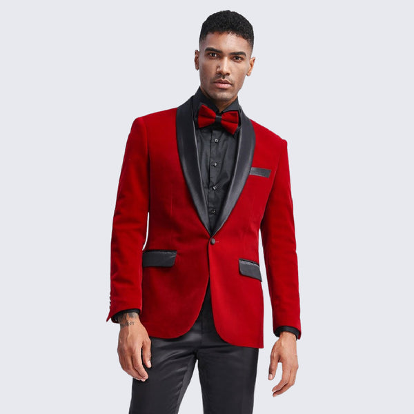 Suit Red Velvet Jackets For Sale Crushed Velvet Dinner Jacket Red