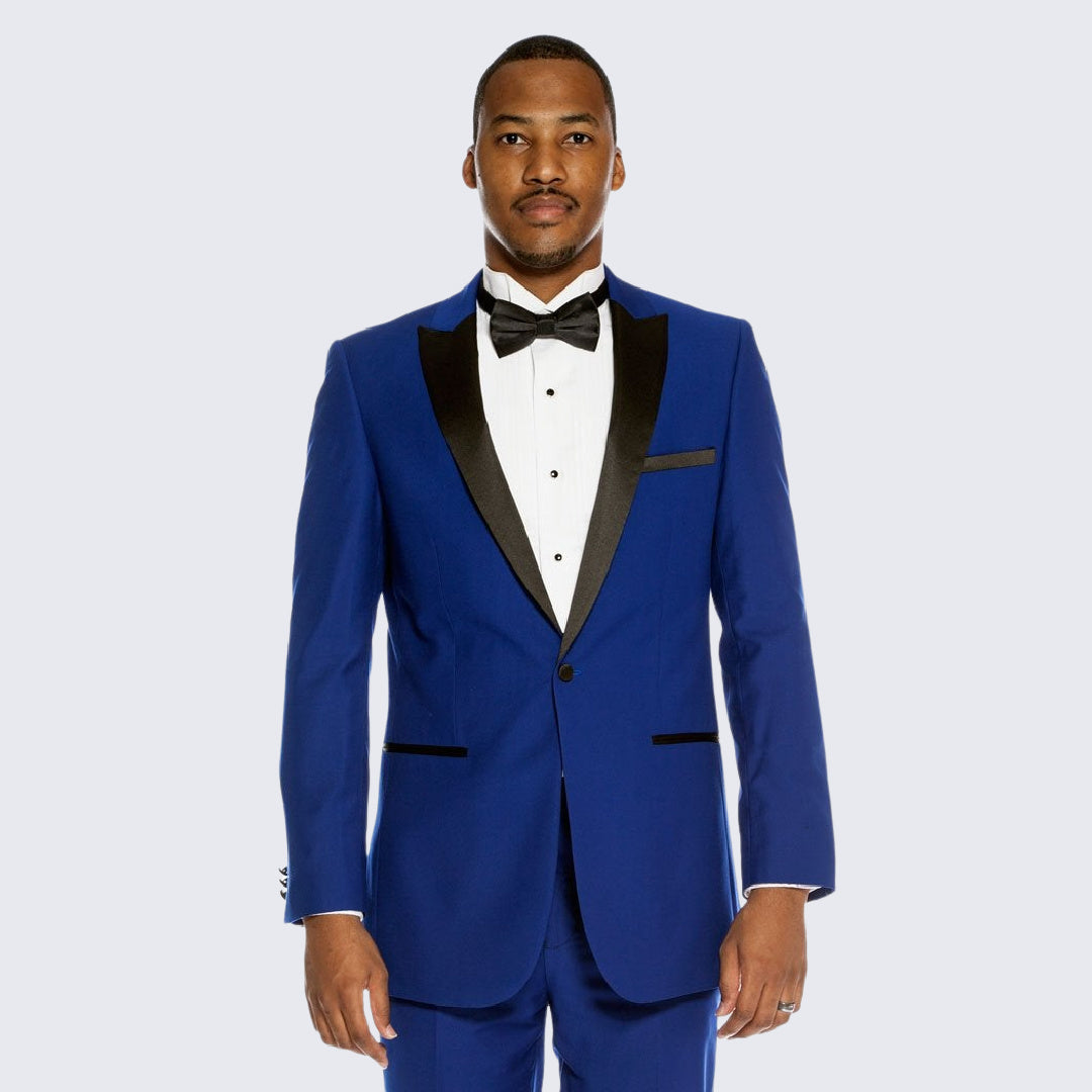 dark royal blue suit for men