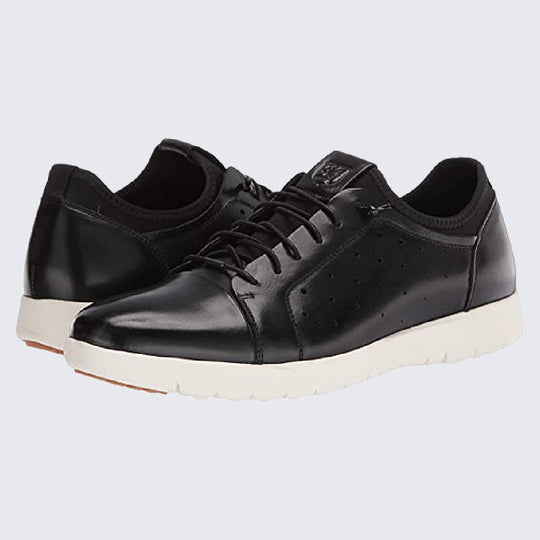 Boy's Black Lace Up Sneaker by Stacy Adams