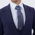 Purple Slim Fit Three Piece Suit with Large Peak Lapel by Stacy Adams - Wedding - Prom