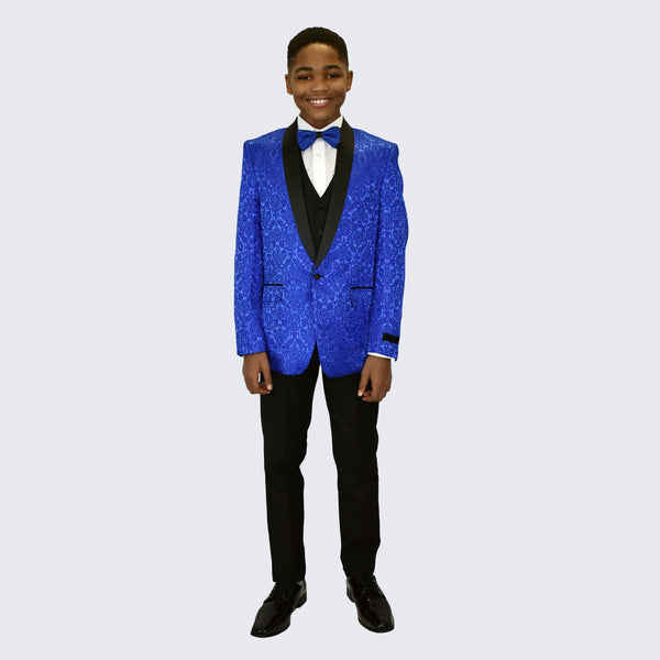 Royal blue tuxedo outlet for boys