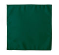 Hunter Green Pocket Square Satin Handkerchief