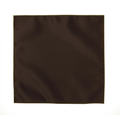Brown Pocket Square Satin Handkerchief