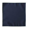 Navy Blue Pocket Square Satin Handkerchief