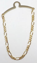 Gold Figaro Links Single Strand Tie Chain